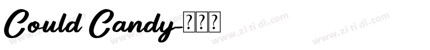 Could Candy字体转换